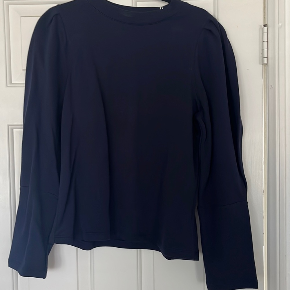 Deccan Taylor puffed knit top